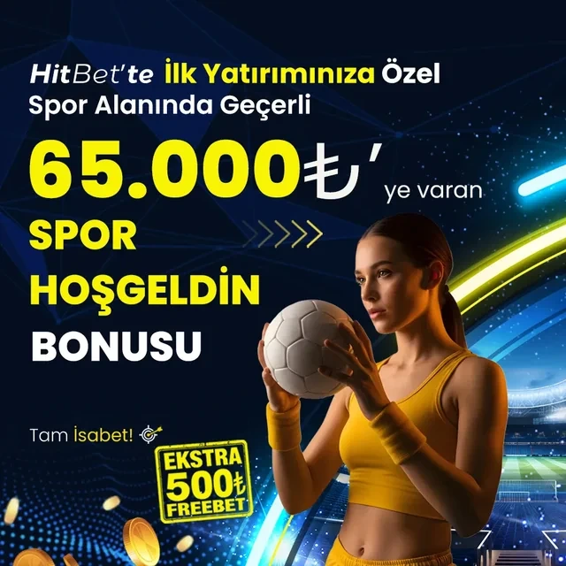 Hitbet 65.000₺'ye varan spor hoş geldin bonusu
